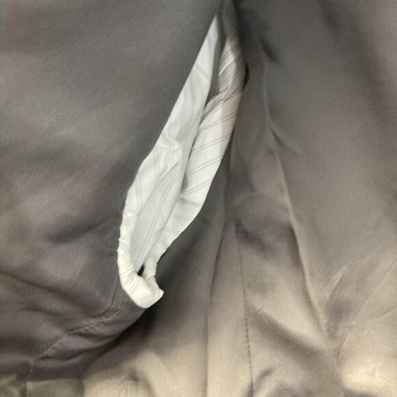 Chaps 100% Lambswool Blazer Jacket Mens 42R Gray Houndstooth Sport Coat Formal - Picture 14 of 16